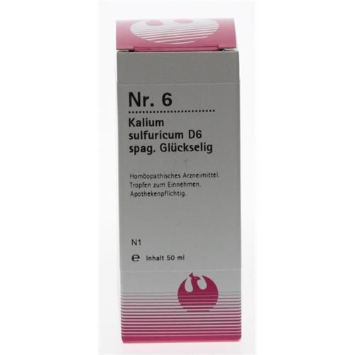 Nr.6 Kalium sulfuricum D 6 spag.Glückselig 50 ml